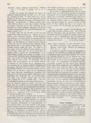 347-348 [Rezension] Horneffer, August, Religiöse Volksbildung