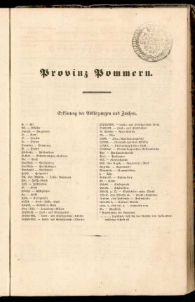 Provinz Pommern