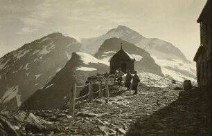 Österreich. Hohe Tauern, Hochalmspitz- und Ankogelgruppe. Ankogel (3263 m), vom Hannoverhaus gesehen