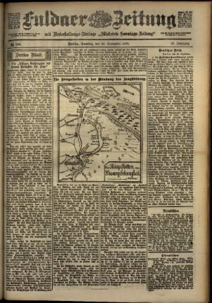 Dritte Ausgabe vom Samstag, den 29. September 1900.