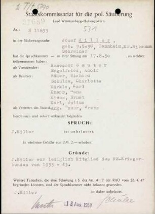 Miller, Josef