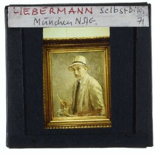 Liebermann, Selbstbildnis (Dresden GNM 04/05)