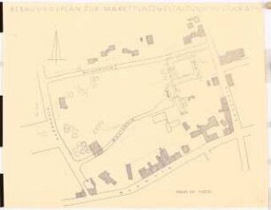 Gartenanlage Marktplatz, Erkrath: Bebauungsplan zur Marktplatzgestaltung in Erkrath 1:500