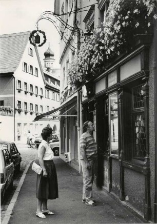 Weinstube in der Altstadt von Wangen