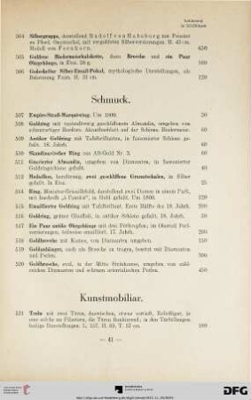Schmuck (Nr. 507-520)