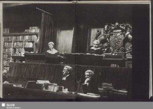 Der höchste englische Gerichtshof, the High Court, in London 1929