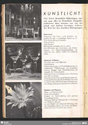 Kunstlicht-Bilderbogen