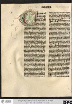 Circa initium quarti libri metaphysice Arestotelis queritur primo utrum ens dicatur univore de creaturis.