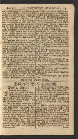 Das erste Buch Samuelis