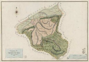 Topographischer Plan über den Brombacher Bann