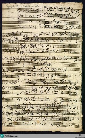 Symphonies - Mus. Hs. 526 : orch, cemb; F; BrinzingMWV 7.77