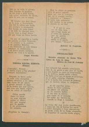Degradación : Notable creación de Luisa Vila