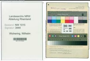 Entnazifizierung Wilhelm Wichering , geb. 09.08.1893 (Stadtinspektor)