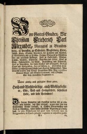3-4, Von Gottes Gnaden, Wir Christian ...