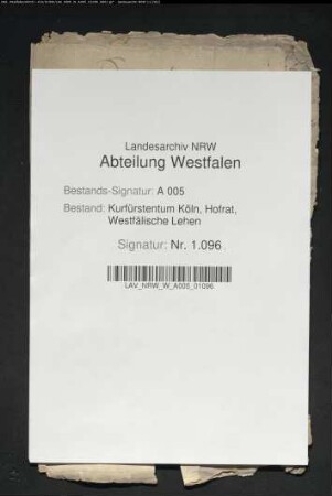 Evert von Heiminghausen und Frederich Vogt von Ebbinghofen bitten um Belehnung mit dem Lehen zu Heiminghausen