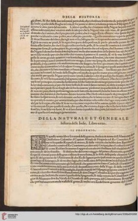 Della naturale et generale historia delle Indie. Libro terzo