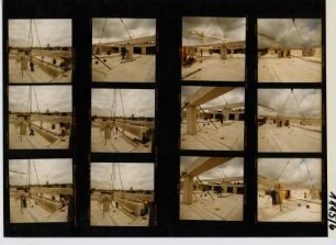 Platzbebauung Hauptbahnhof Düsseldorf Ostseite - Parkhaus, 1985