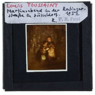 Toussaint, Martinsabend in der Ratinger Straße in Düsseldorf