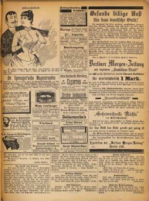 Allgemeiner Anzeiger für das Königreich Bayern : Beiblatt für 85 bayerische Zeitungen. [1889] = No. 231 = Jg. 17