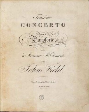 Troisième concerto pour le pianoforte