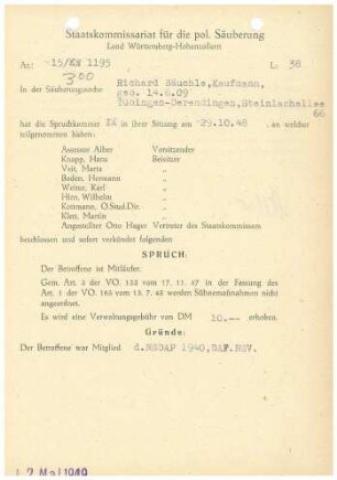 Bäuchle, Richard