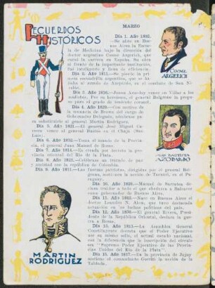 Recuerdos históricos