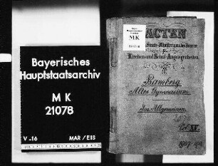 Bamberg. Altes Gymnasium. In genere.