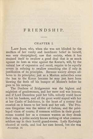 Friendship : a story ; in 2 volumes, 2