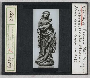 Nürnberg: Lobenhofersche Madonna (Hausmadonna), Germanisches Nationalmuseum