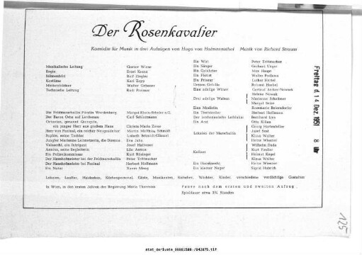 Der Rosenkavalier