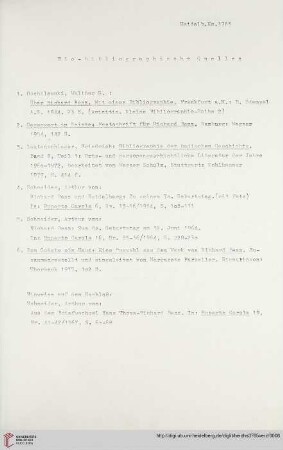 Bio-bibliographische Quellen