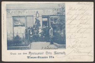 Ansichtskarte Restaurant "Otto Zierrath", Wiener Straße 57a