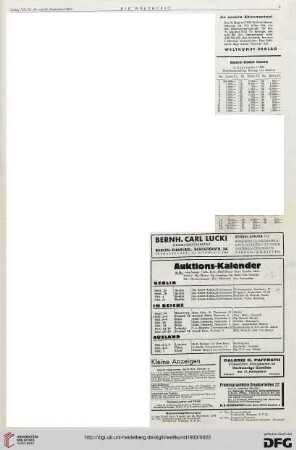 Nr. 39 (24. Sep. 1933), S. 3: Preisberichte