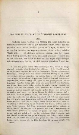 Verhandlungen über Thomas von Absberg und seine Fehden gegen den Schwäbischen Bund : 1519 - 1530