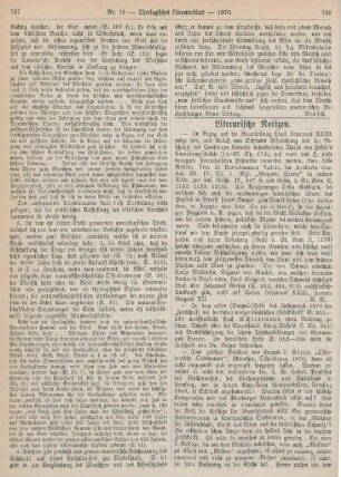 748-752 Literarische Notizen