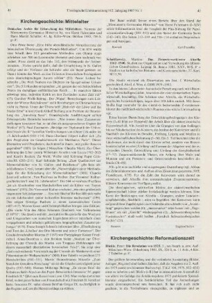 41-42 [Rezension] Deutsches Archiv für Erforschung des Mittelalters