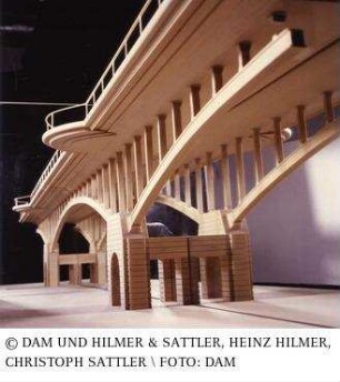 Albgrünbrücke - Teilmodell