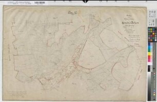 Beckum (Balve), Teilung der Gemarkung Beckum, Bl.2 Brouillonkarte I Beckum Flur 10