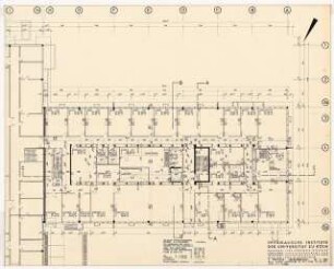 Physikalische Institute der Universität Köln: 1. Physik Grundriss UG, 1:100