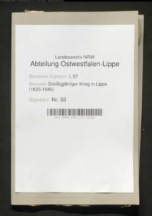 Kontributionsleistungen und Proviantlieferungen an die schwedische Festung zu Rinteln