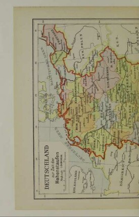 Deutschland zur Zeit der Hohenstaufen