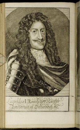 Illustration "Leopoldus I. Römischer Keyser Ertzhertzog in Oesterreich, etc."