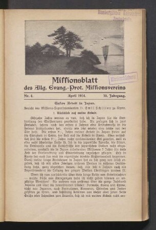 Nr. 4. April 1914