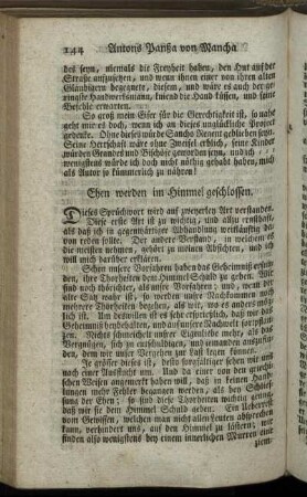Ehen werden im Himmel geschlossen