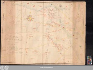 Carte de l'Égypte chrétienne : evêchés et couvents