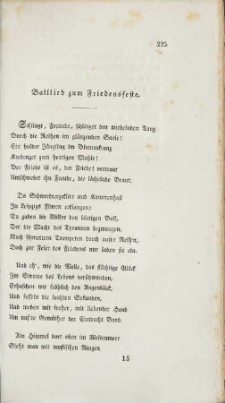Balllied zum Friedensfeste (unvollständig)