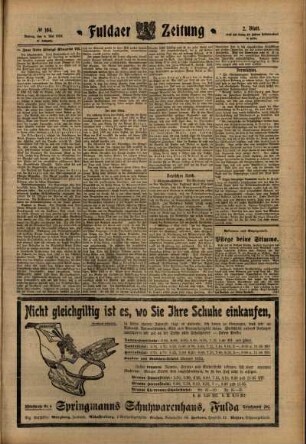 Zweite Ausgabe vom Montag, den 09. Mai 1910.