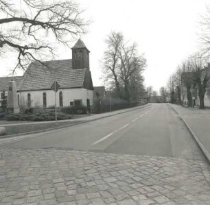 Schönwalde (Kreis Dahme-Spreewald). Dorfkirche (1686). Ansicht von Nordwesten