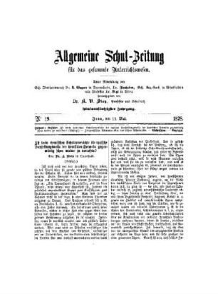 Ist beim chemischen Schulunterrichte die typische Darstellungsweise der chemischen Formeln gegenwärtig schon wieder zu verlassen? : (Schluß)