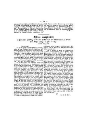 Offenes Sendschreiben an Herrn Karl Oehlwein, Direktor der Taubstummen - und Blindenanstalt zu Weimar am 25jährigen Jubeltage den 29. März 1878